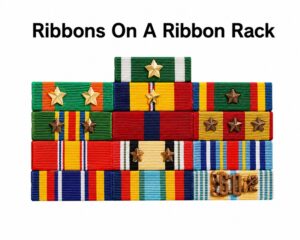 Multiple Ribbons On A Ribbon Rack
