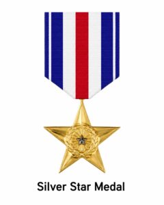 Photo of silver star medal